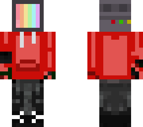 red tv head