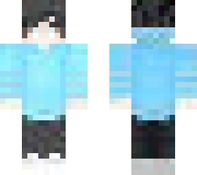 soft light blue hoodie boy