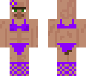 villager in bikini