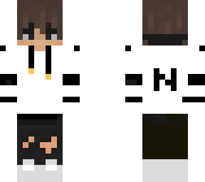 white hoddie