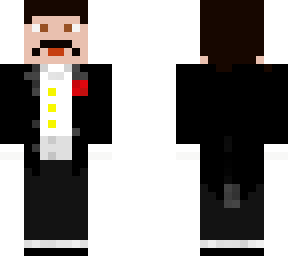 white tie suit