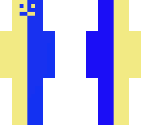 Yellow and blue man | Minecraft Skin