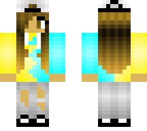 yellow/blue skin