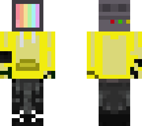 yellow tv head