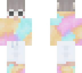 *tye dye sweater + goggles + horns*