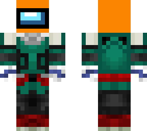 among us naranja izuku midoriya