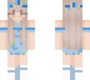 blue summer dress