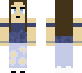 blue w/ ripped jeans girl 2