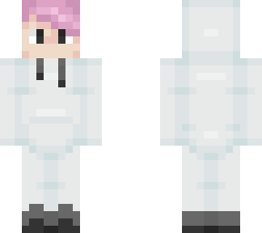 boy in white jumpsuit