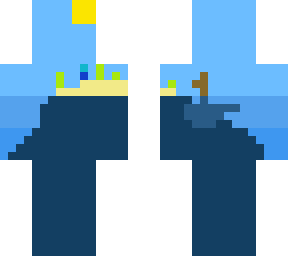 calm sea diorama