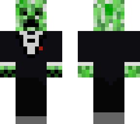 creeper in a tuxedo