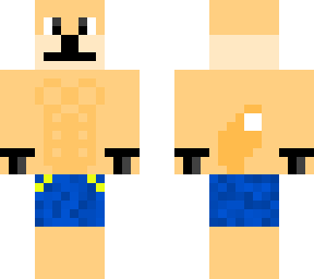 doge with shorts
