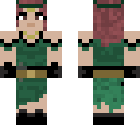 fancy green dress medieval elf inspired