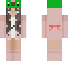 girl with frog beanie