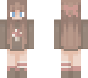 mushroom girl with bow