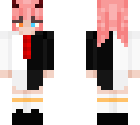 my smp character with horns