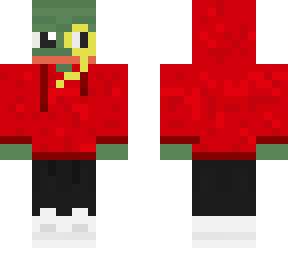 pepe red hoodie + monocle