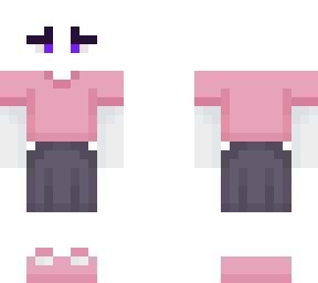 pink + grey base no hair
