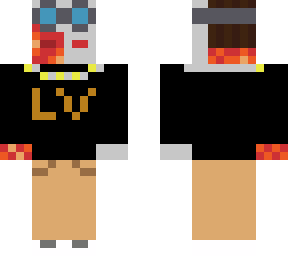 prestonplayz,bionic,dantdm in on skin