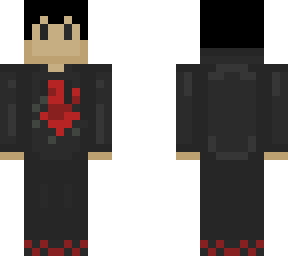 red n black hoodie boy