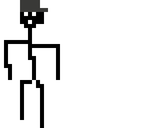 weird creepy stickman