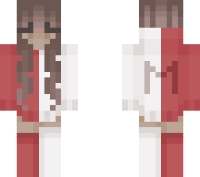 white and red