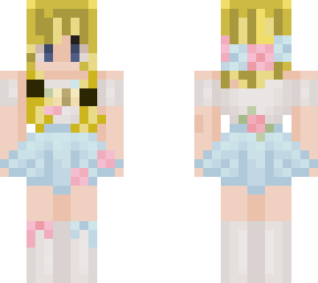 blond girl fancy dress