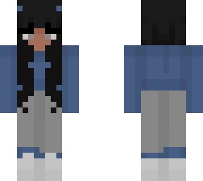 blue - black girl