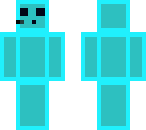 blue slime no shirt