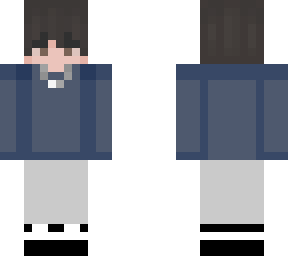 blue sweatshirt