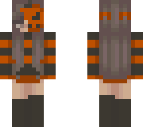 brighter colored pumpkin girl