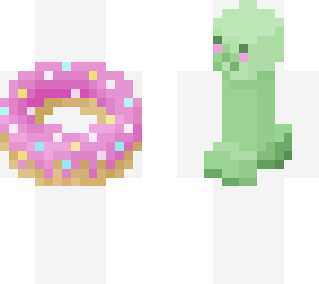 creeper finds a donut - rq