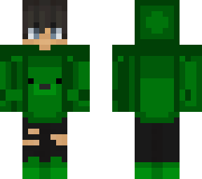 dark green bear hoodie