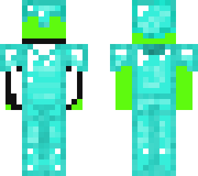 dream wearing diamond armor