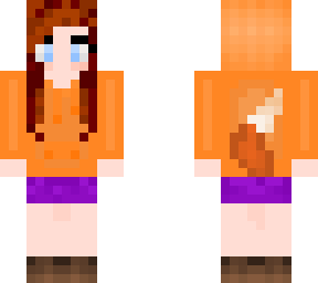 girl in fox hoodie