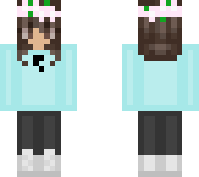 girl with sweater and flower crown