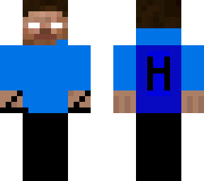 herobrine black h logo