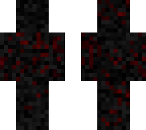 molten lava. man