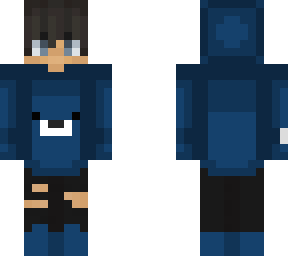 navy blue bear hoodie