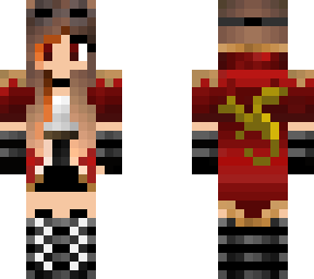steampunk dragon girl || red