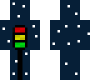 traffic light at night