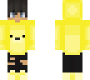 yellow bear hoodie