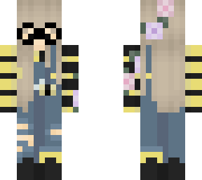 bee girl with glasses