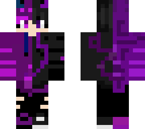 black and purple