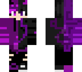 black and purple