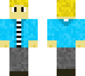 blonde hair boy with blue jacket