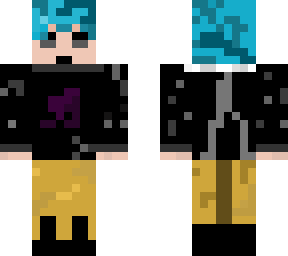 blue hair ghost boi