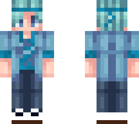blue hoodie boy