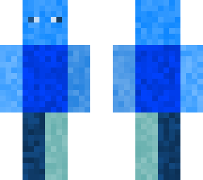 blue man