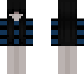 blue stripes girl version